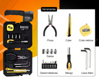 Kit 3 en 1 - Herramientas + Linterna LED + Cargador portatil con carga Solar